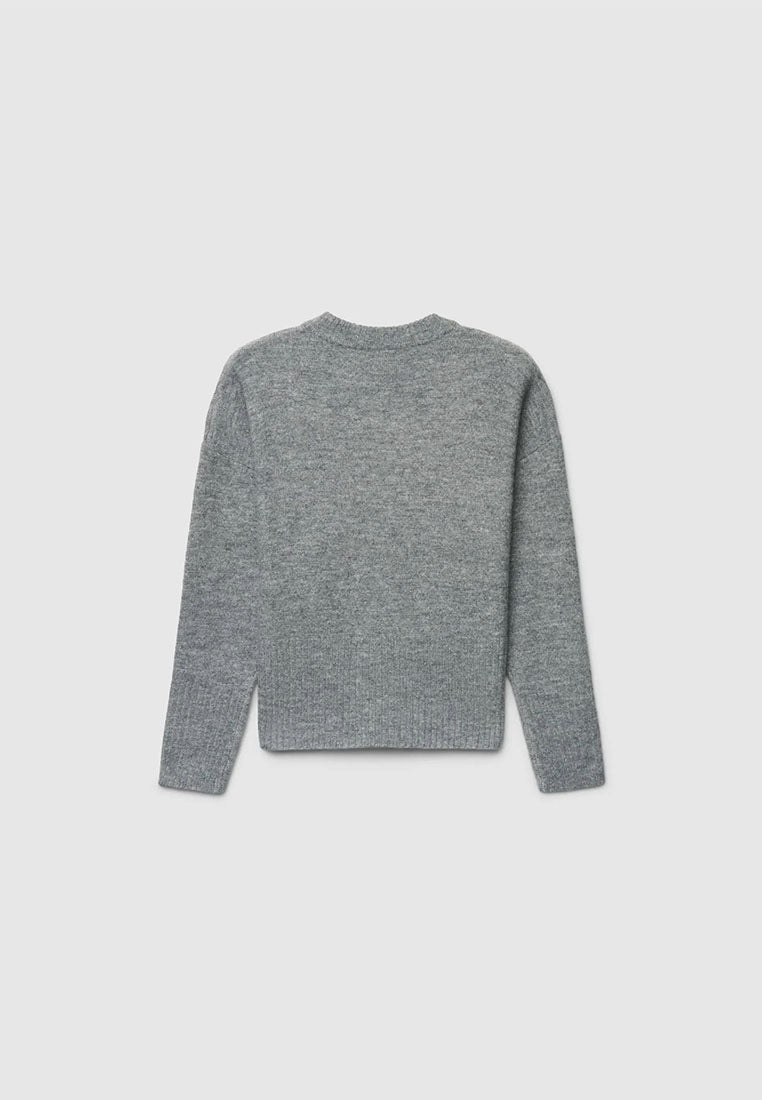 Women's Plain crew neck sweater