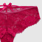 Women's Lace Brazilian Briefs with Bow