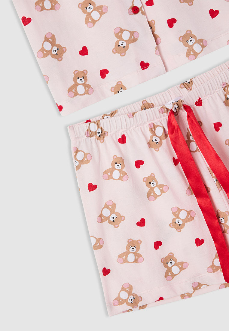 Women's Teddy Bear Pajama Set