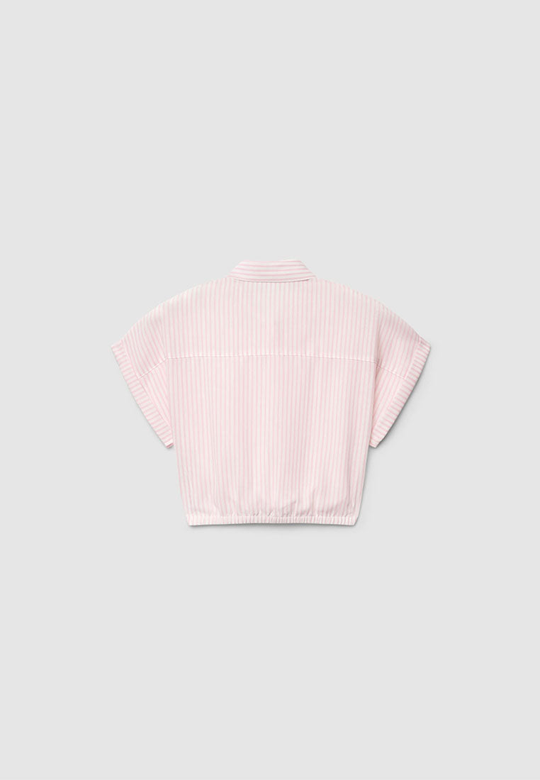 Striped Knot Shirt for Girls