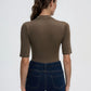 Women's Plain Turtleneck Bodysuit