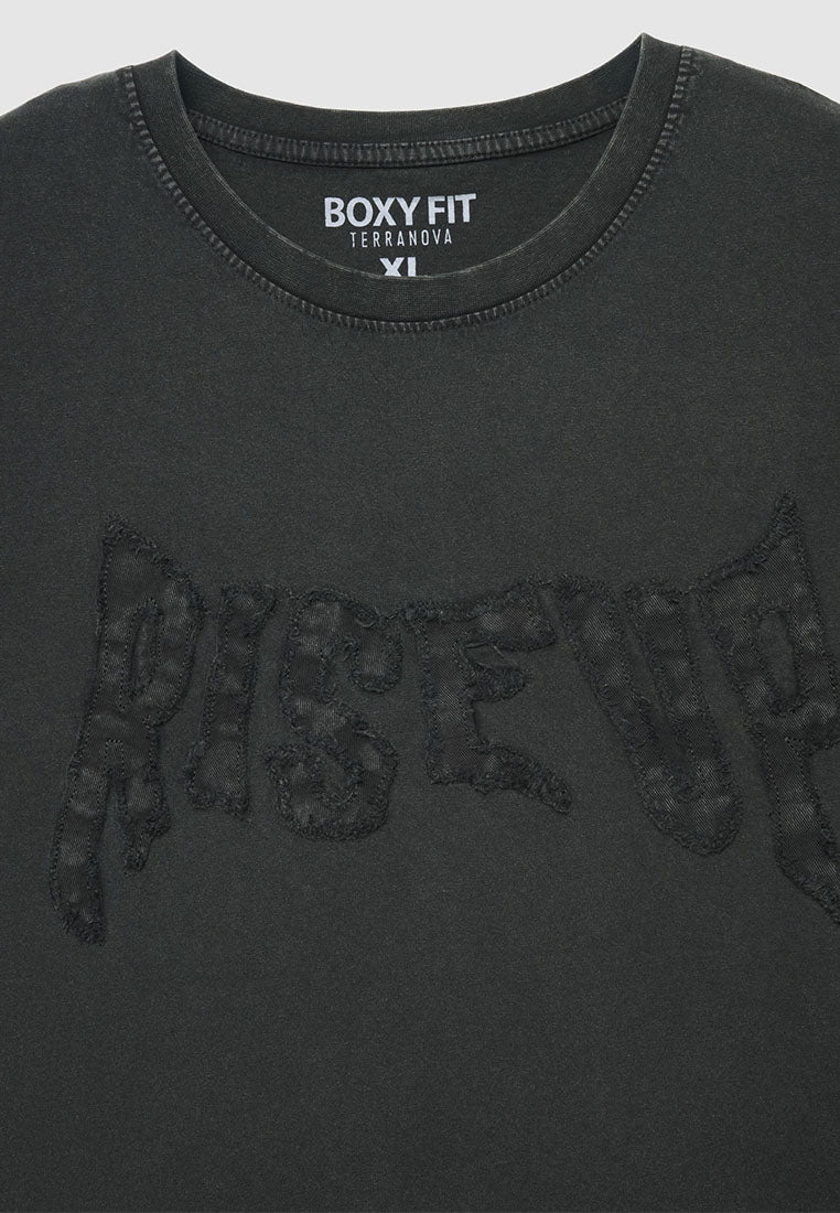 Men's Patch print Boxy T-shirt