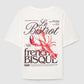 Women's Wide T-shirt with Lobster Print