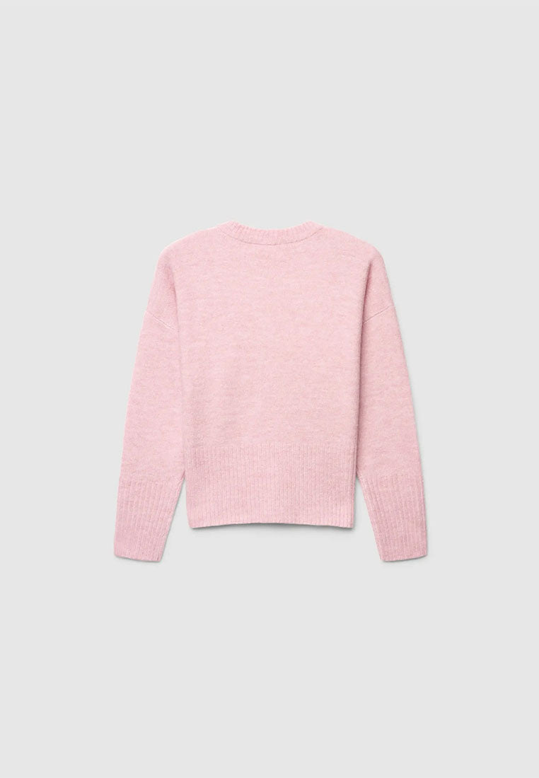 Women's Plain crew neck sweater