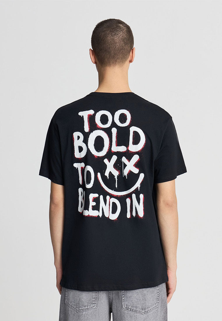 Men’s "Too Bold To Blend In" Graffiti Tee