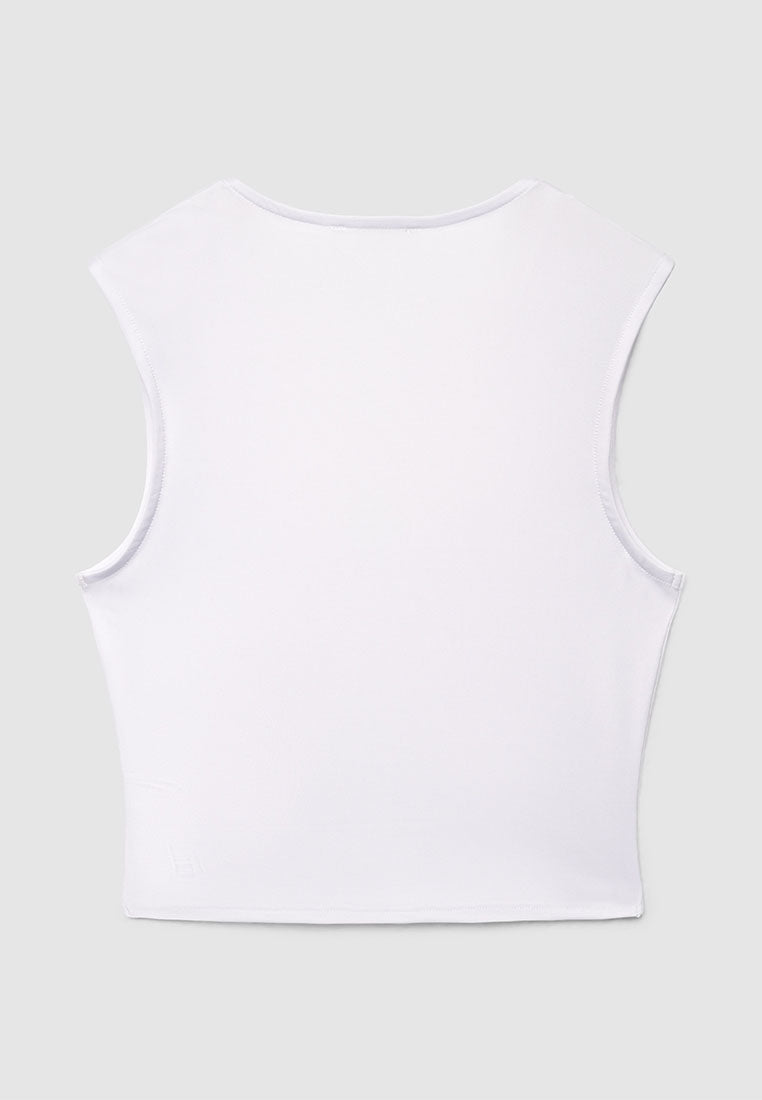 Women's Square-Neck Cropped Tank