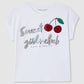 Kids Girls Short-sleeved T-shirt