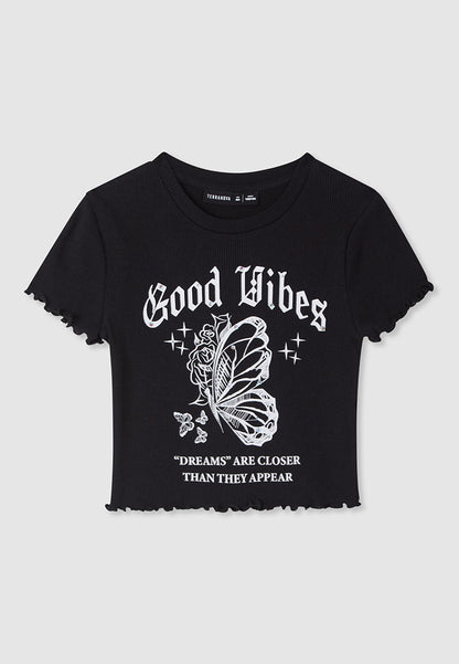 Kids Girls Short-sleeved T-shirt