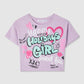 Graffiti-style print T-shirt for Girls