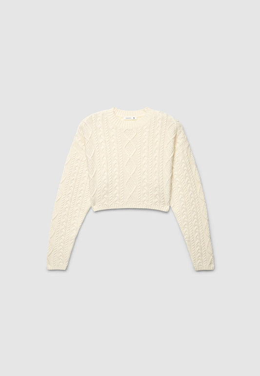 Women's Wide crop top with braids
