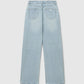 Women's Shredded Straight-Wide Jeans