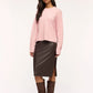 Women's Plain crew neck sweater