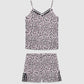 Women's Zebra Lace print Pajama Set