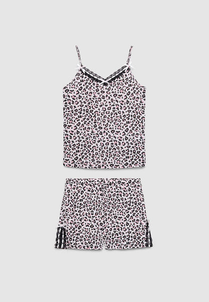 Women's Zebra Lace print Pajama Set