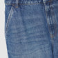 Women's Baggy Mid-Wash Jeans