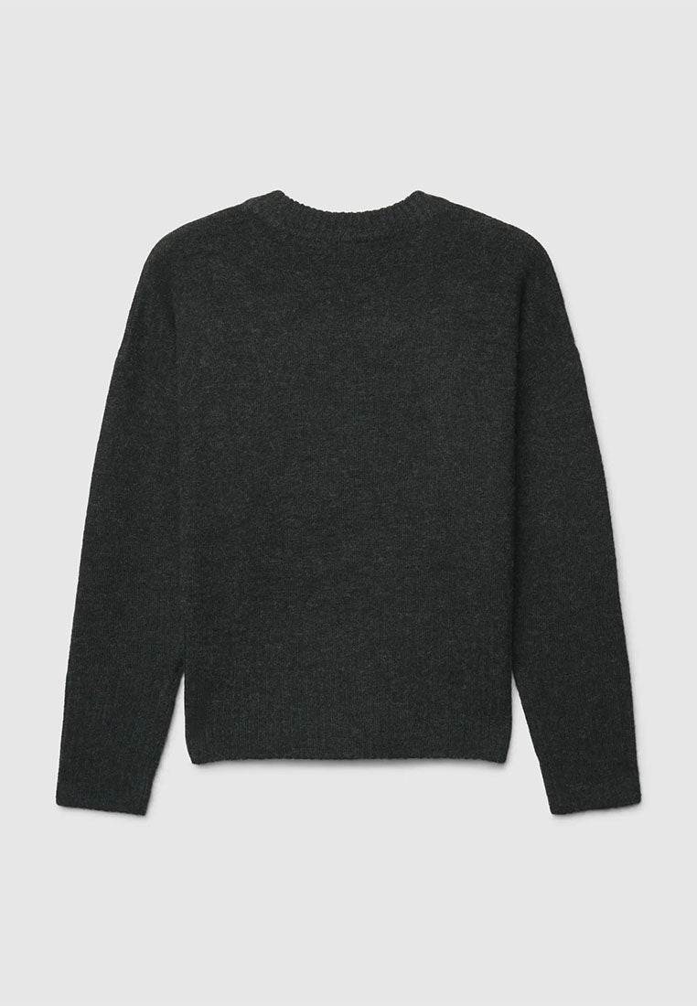 Women's Plain crew neck sweater
