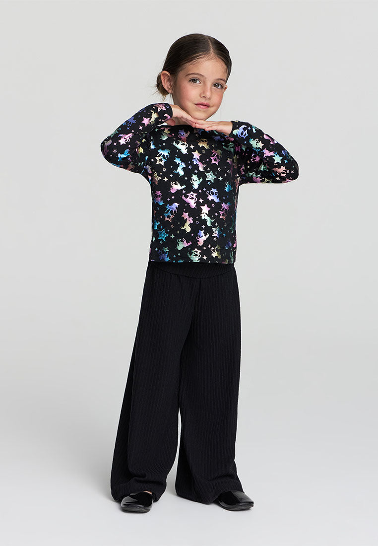 Kids Girls Long-sleeved T-shirt