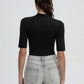 Women's Plain Turtleneck Bodysuit