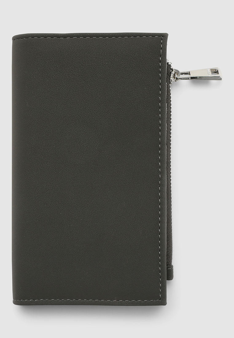 Women's Zip wallet with leather effect