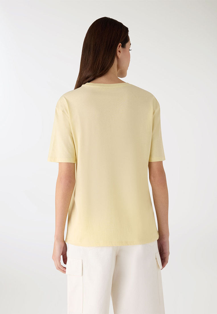 Women's Short-Sleeves Graphic Lettering T-Shirt