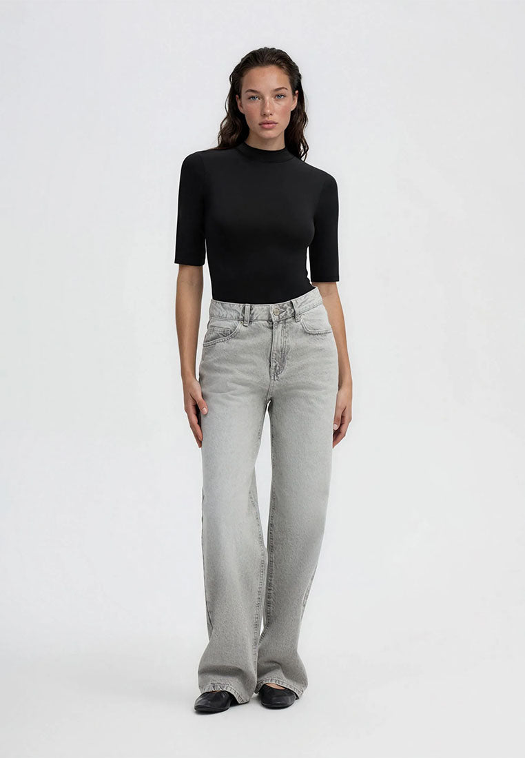 Women's Plain Turtleneck Bodysuit