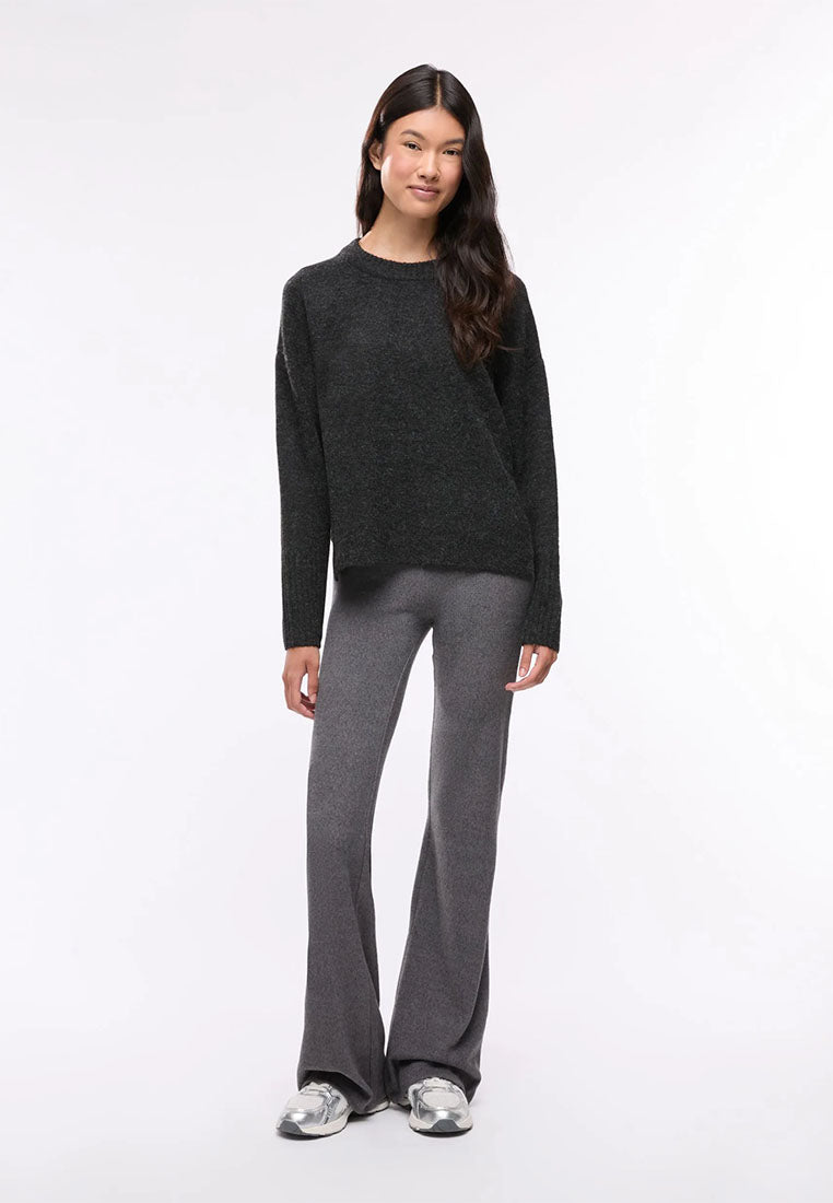 Women's Plain crew neck sweater