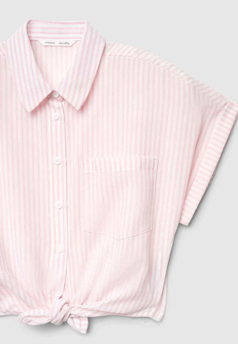 Striped Knot Shirt for Girls