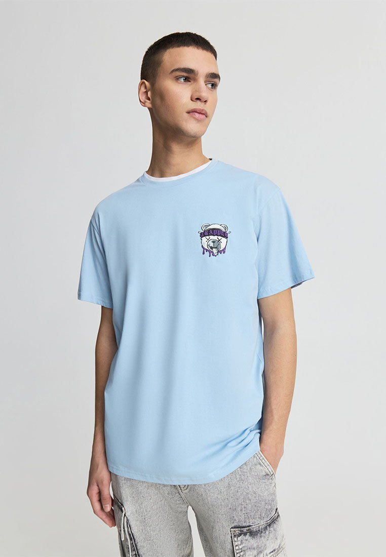 Men's T-shirt with Teddy bear print