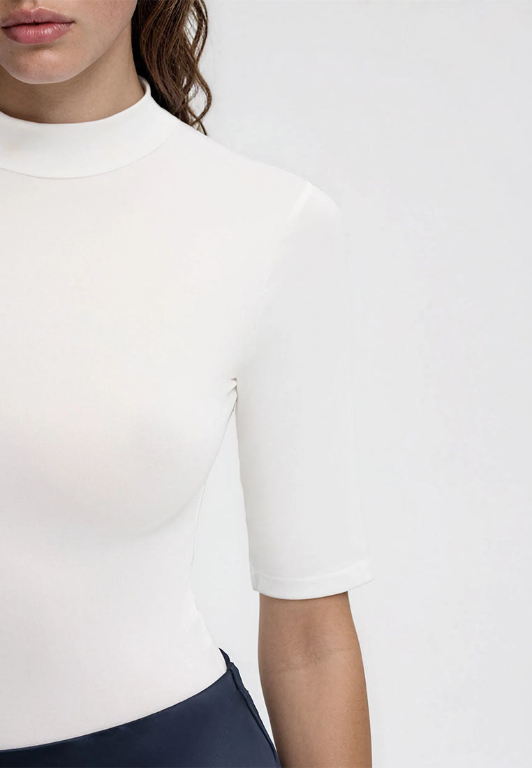 Women's Plain Turtleneck Bodysuit