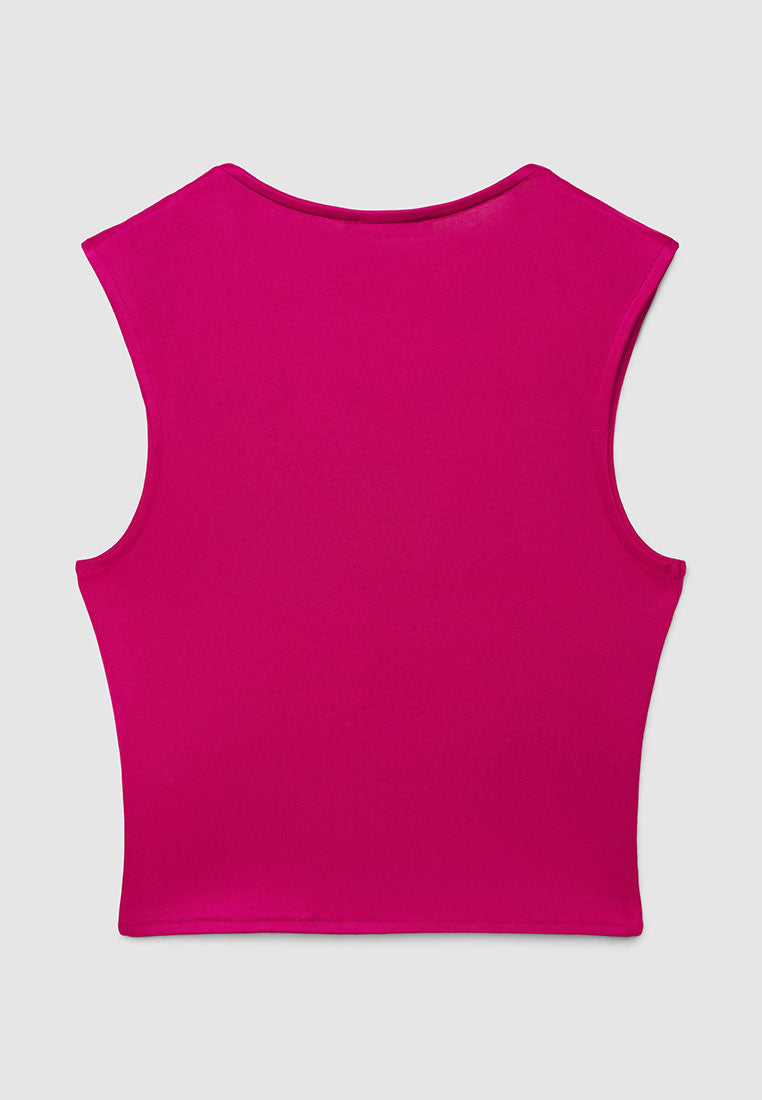 Women's Square-Neck Cropped Tank