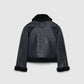 Biker jacket with collar for Girls