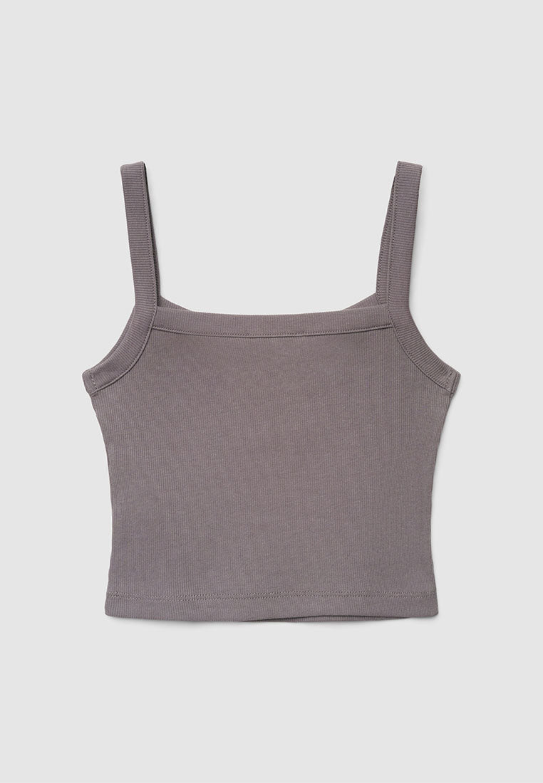 Women's Ribbed Knit Crop Top