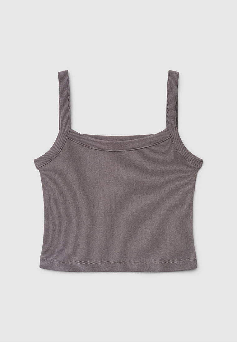 Women's Ribbed Knit Crop Top