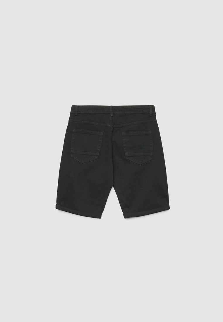 Men's Ripped Denim Shorts