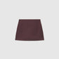 Womens's Pinstriped Mini Skort with Slit