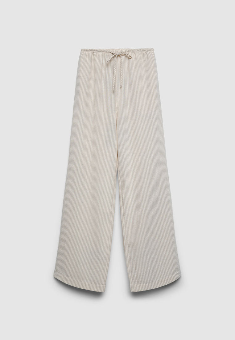 Women's Long Wide-Leg Trousers