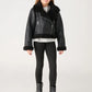 Biker jacket with collar for Girls