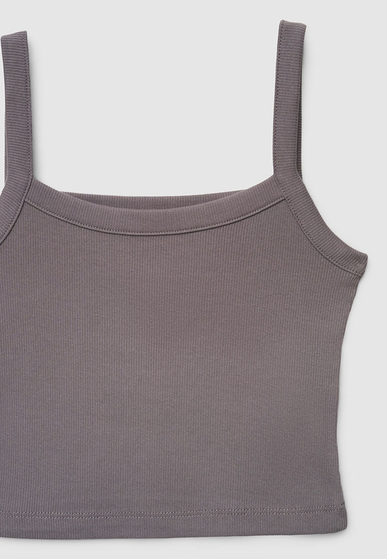 Women's Ribbed Knit Crop Top