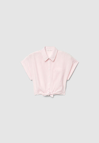 Striped Knot Shirt for Girls