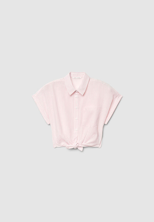 Striped Knot Shirt for Girls