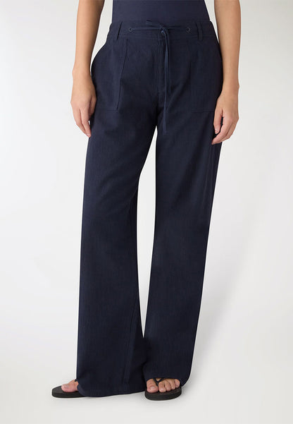 Women's Linen Blend WideLeg Trousers