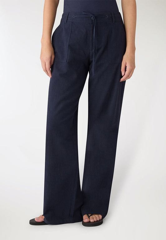 Women's Linen Blend WideLeg Trousers