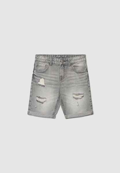Ripped Denim Shorts for Boys