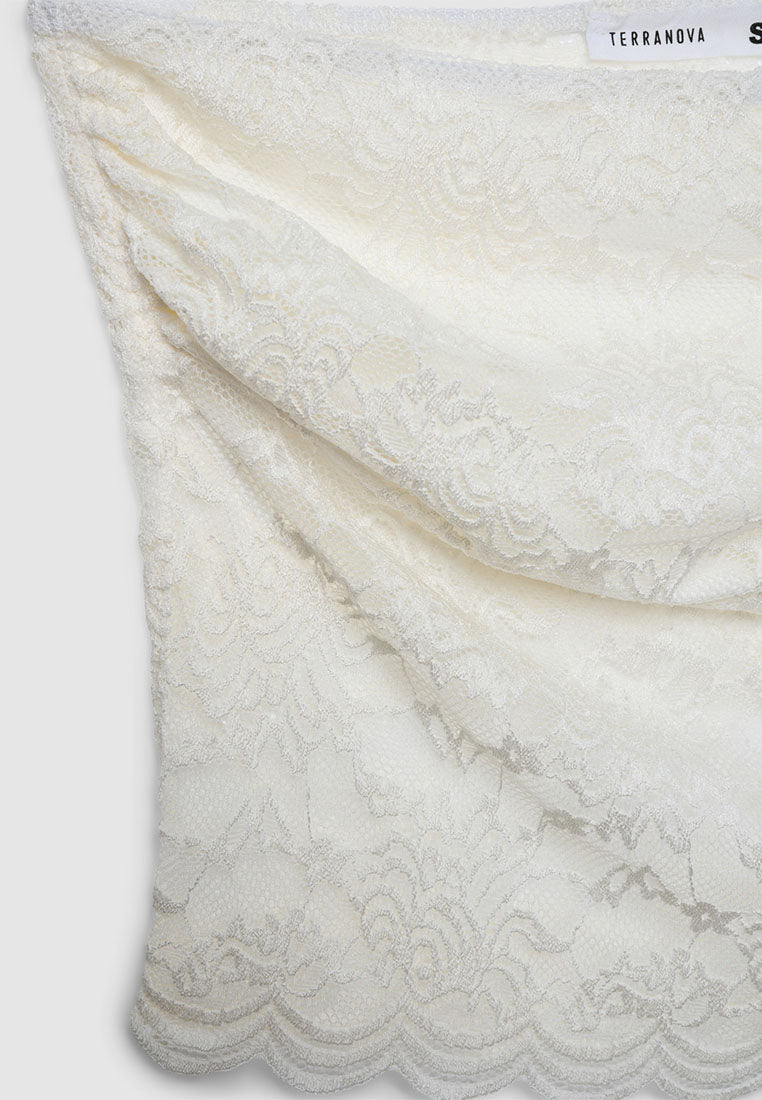 Women's Lace Bandeau Top