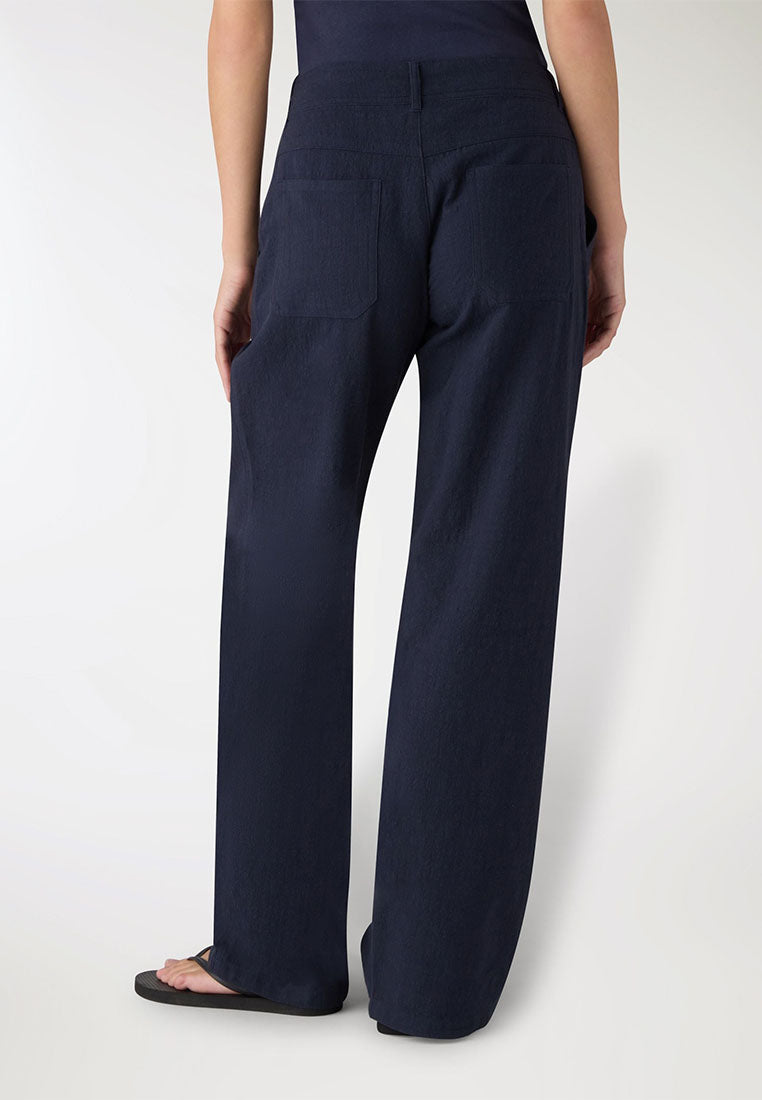 Women's Linen Blend WideLeg Trousers