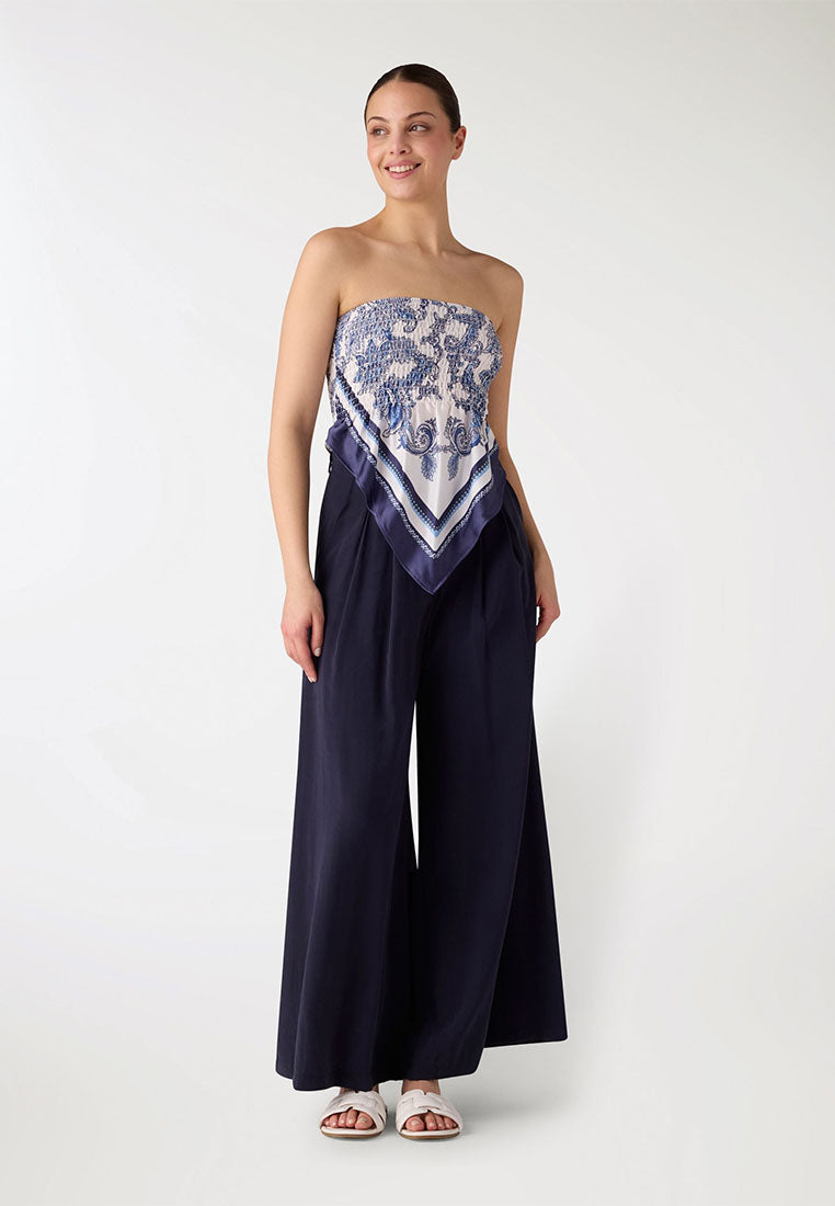 Women's Scarf bandeau Top