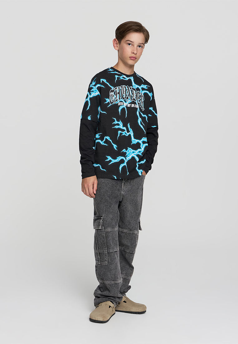 Kids Boys Long-sleeved T-shirt