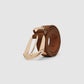 Women's Studded suede-effect belt