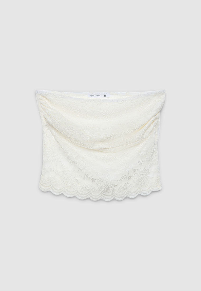 Women's Lace Bandeau Top