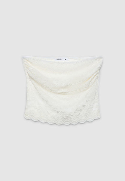 Women's Lace Bandeau Top